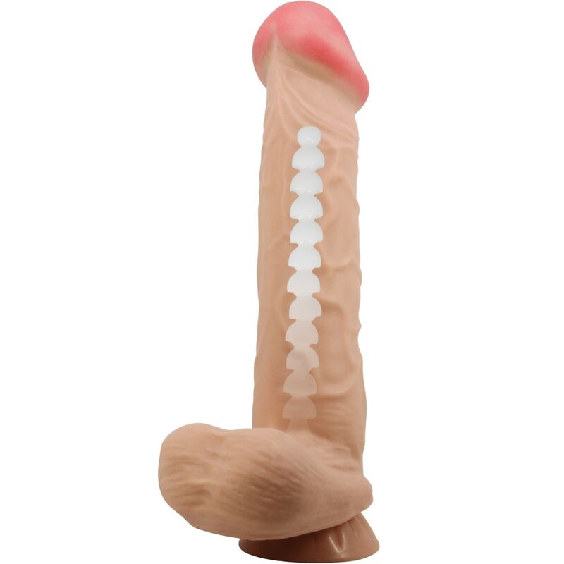 PRETTY LOVE - DILDO REALISTICO SLIDING SKIN SERIES CON VENTOSA SCORREVOLE DELLA PELLE FLESH 26 CM – Peni realistici – foto 5