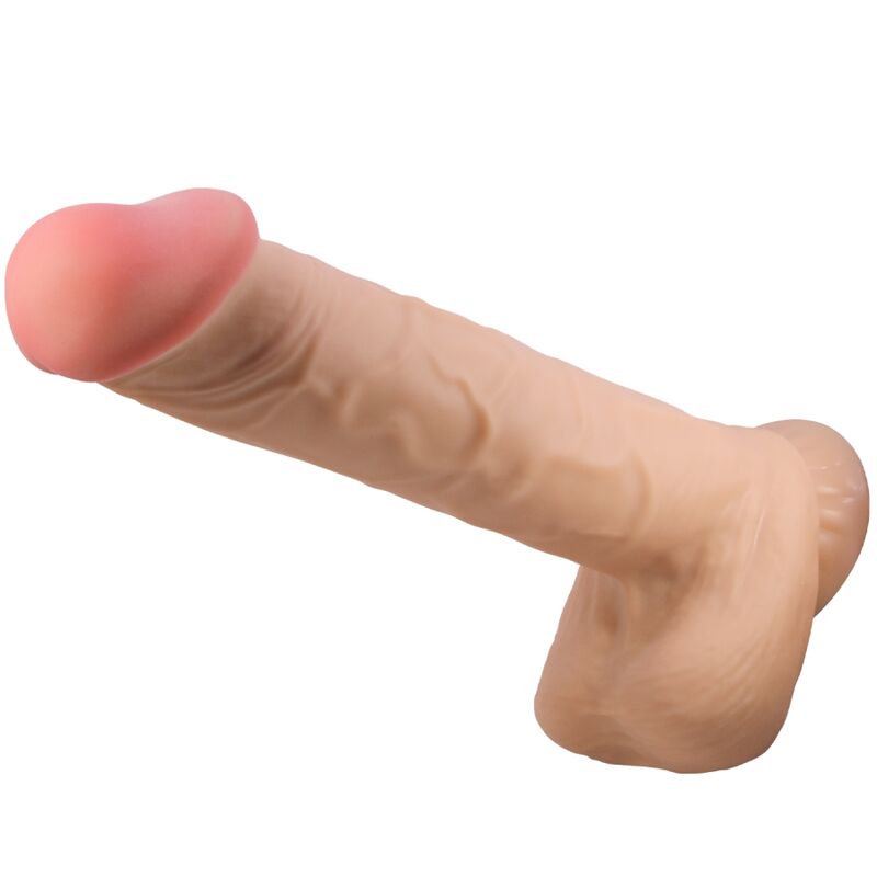 PRETTY LOVE - DILDO REALISTICO SLIDING SKIN SERIES CON VENTOSA SCORREVOLE DELLA PELLE FLESH 26 CM – Peni realistici