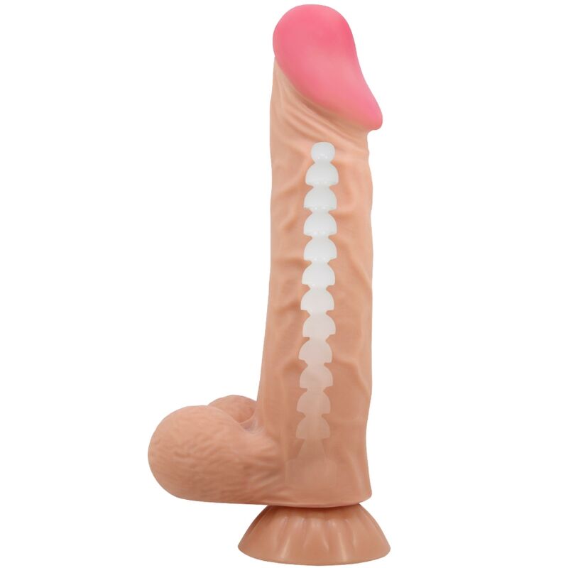 PRETTY LOVE - DILDO REALISTICO SLIDING SKIN SERIES CON VENTOSA SCORREVOLE DELLA PELLE 24 CM – Peni realistici – foto 5