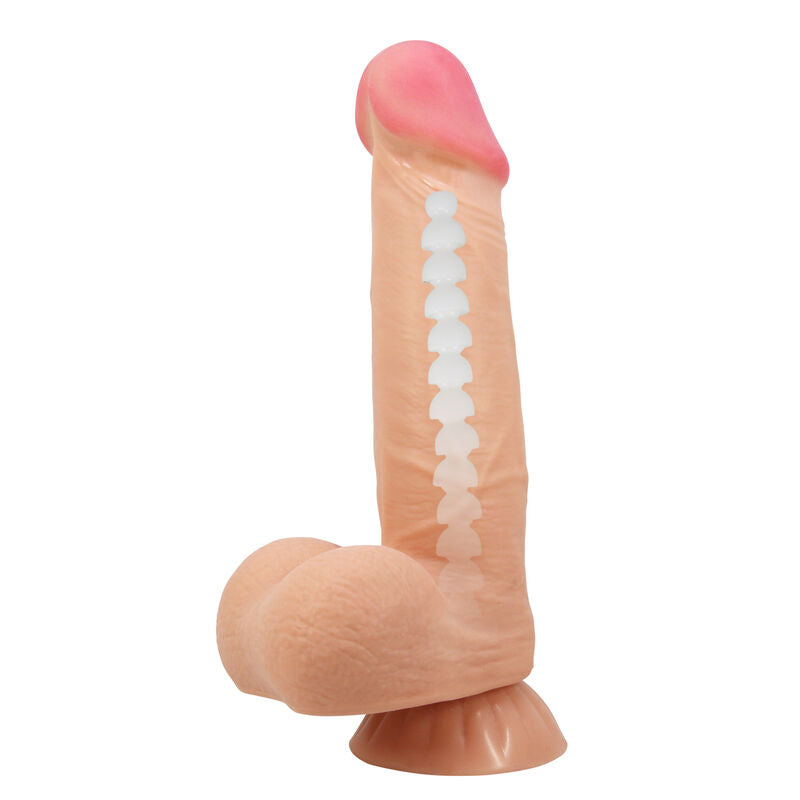 PRETTY LOVE - DILDO REALISTICO SLIDING SKIN SERIES CON VENTOSA SCORREVOLE DELLA PELLE 21,8 CM – Peni realistici – foto 6