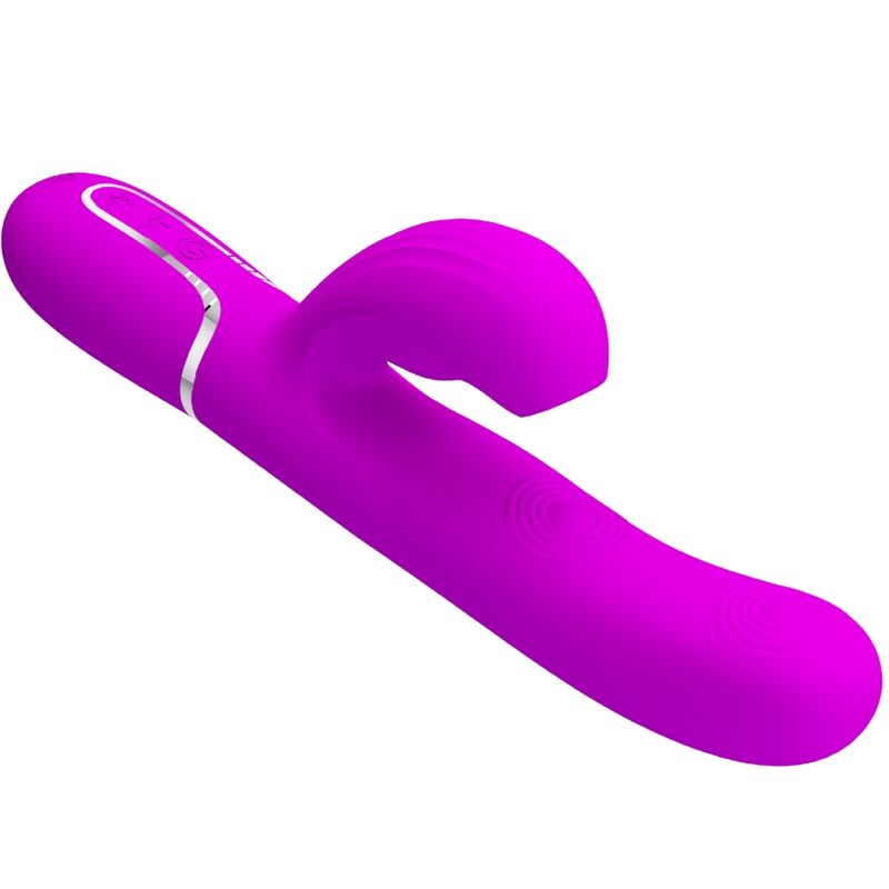 PRETTY LOVE - VIBRATORE MULTIFUNZIONE PERLITA 3 IN 1 G-SPOT VIOLA – Vibratori a punto G – foto 6