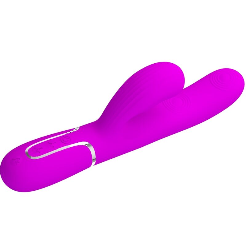 PRETTY LOVE - VIBRATORE MULTIFUNZIONE PERLITA 3 IN 1 G-SPOT VIOLA – Vibratori a punto G – foto 3