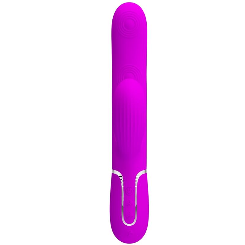 PRETTY LOVE - VIBRATORE MULTIFUNZIONE PERLITA 3 IN 1 G-SPOT VIOLA – Vibratori a punto G – foto 2