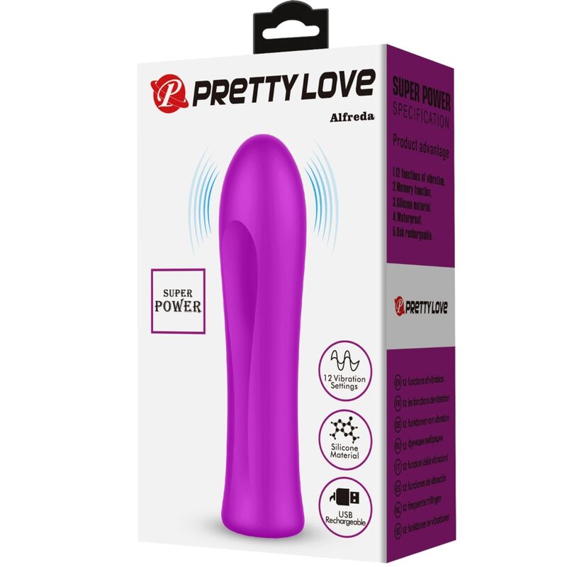 PRETTY LOVE - ALFREDA VIOLA VIBRATORE SUPER POWER – Mini vibratori – foto 8