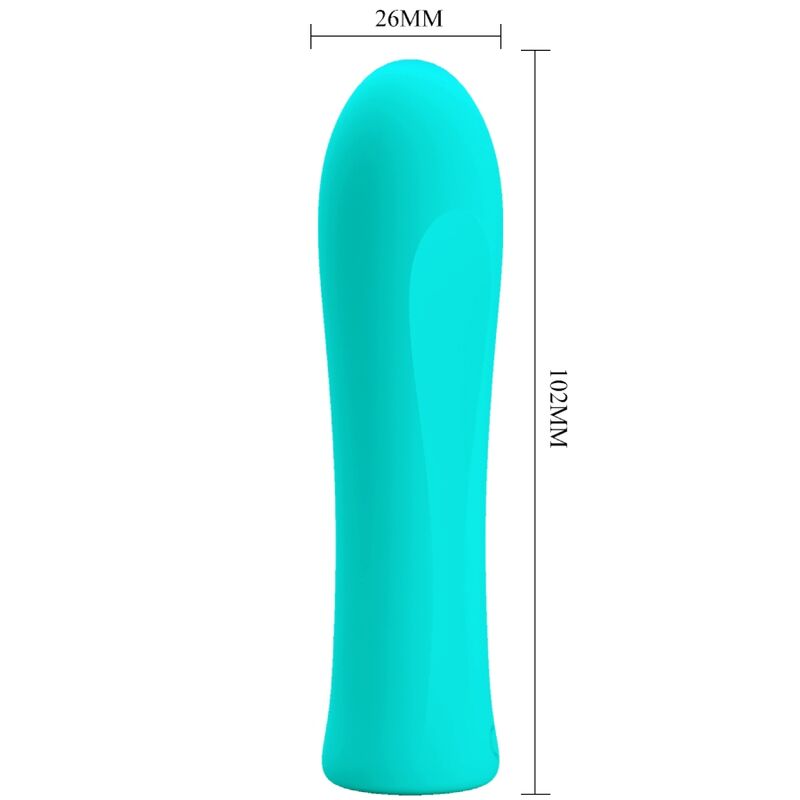 PRETTY LOVE - ALFREDA SUPER POWER VIBRATORE VERDE ACQUA – Mini vibratori – foto 5