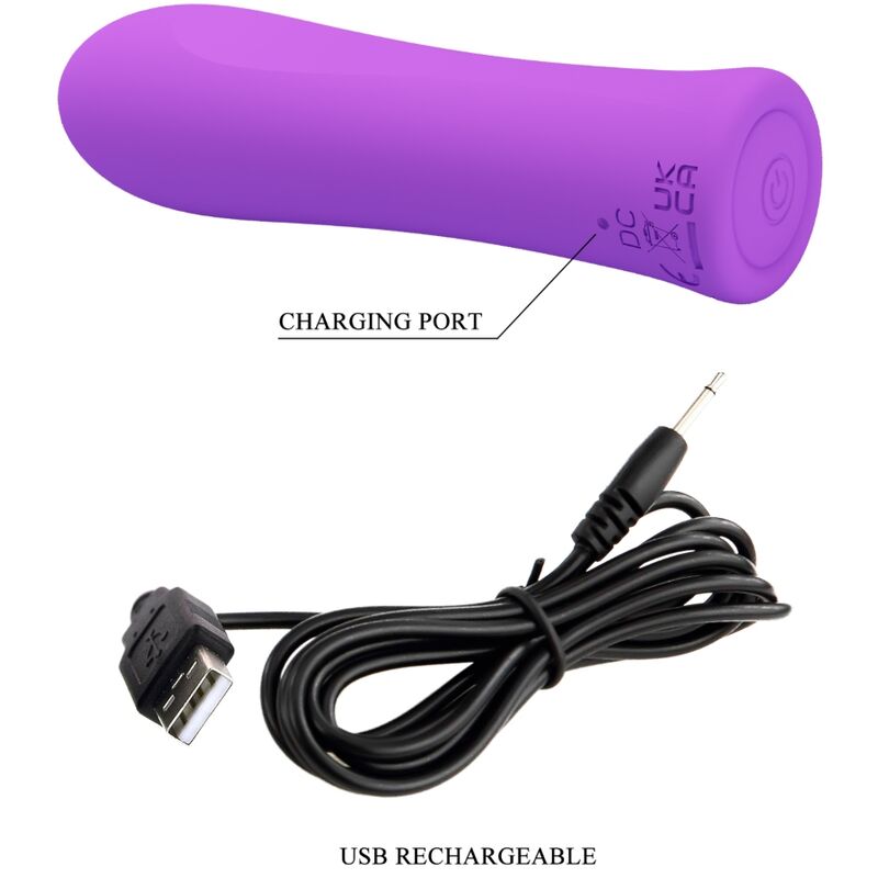 PRETTY LOVE - ALFREDA VIBRATORE SUPER POWER AQUA VIOLA – Mini vibratori – foto 7