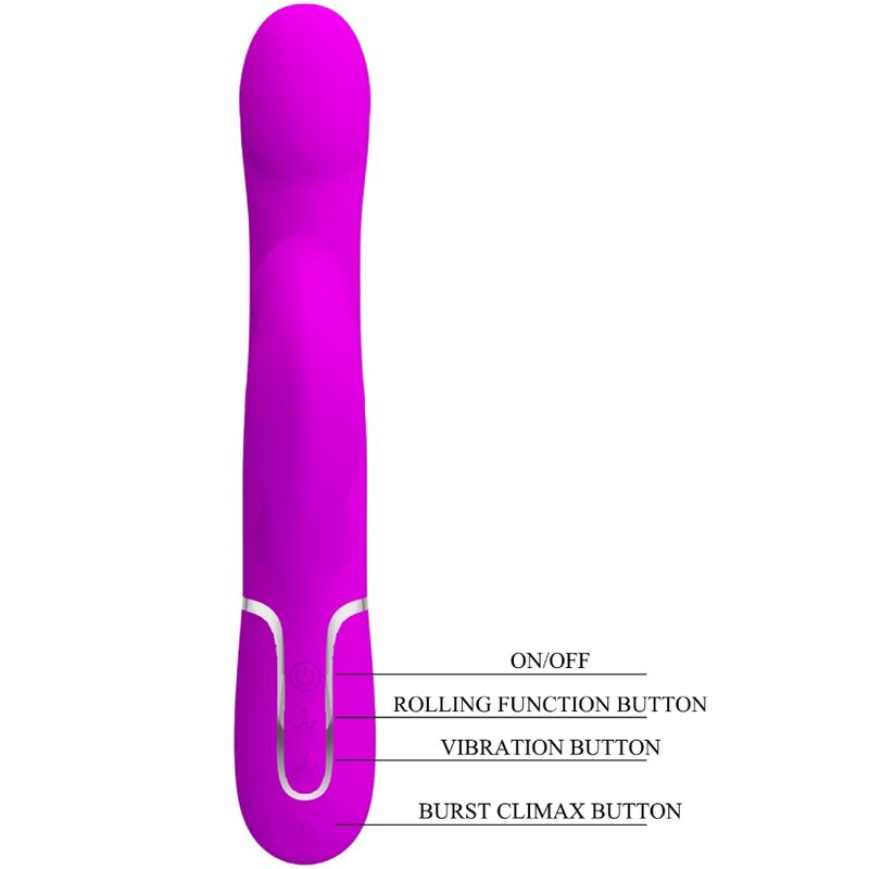 PRETTY LOVE - PERLE VIBRATORE CONIGLIO VIOLA – Vibratori di coniglio – foto 8