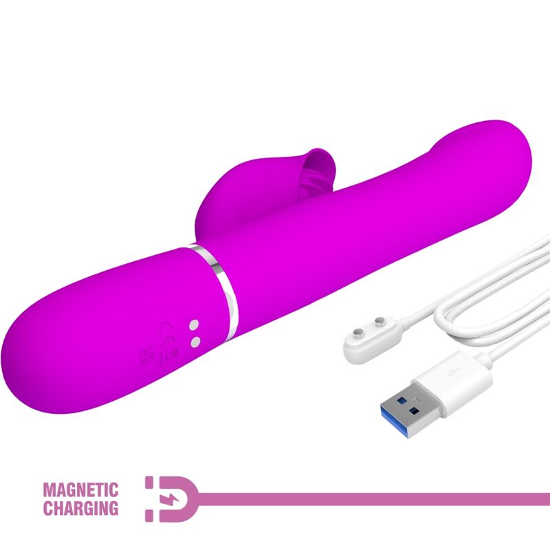 PRETTY LOVE - PERLE VIBRATORE CONIGLIO VIOLA – Vibratori di coniglio – foto 9
