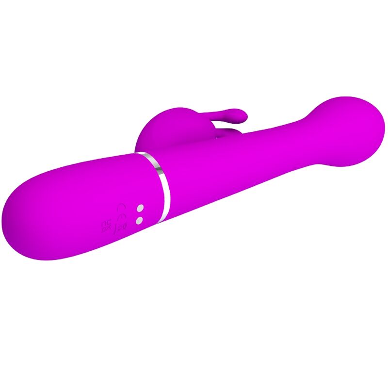PRETTY LOVE - VIBRATORE DEJON RABBIT 3 IN 1 VIOLA MULTIFUNZIONE – Vibratori di coniglio – foto 6
