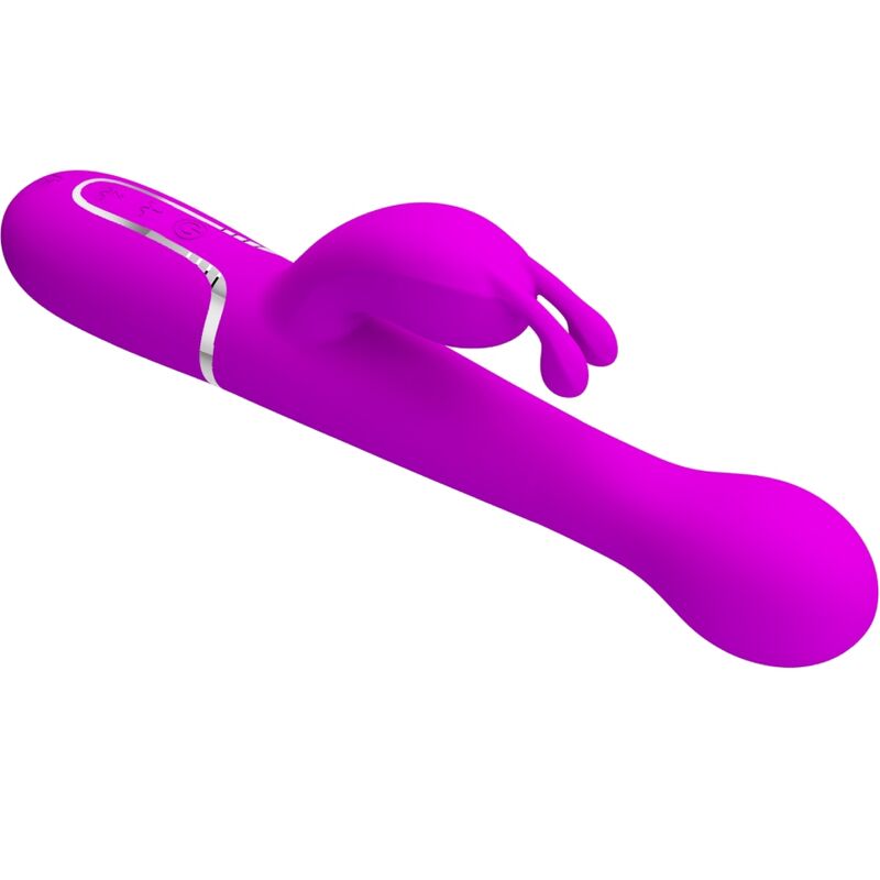 PRETTY LOVE - VIBRATORE DEJON RABBIT 3 IN 1 VIOLA MULTIFUNZIONE – Vibratori di coniglio – foto 5