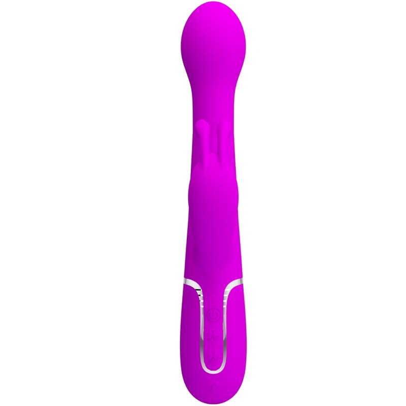 PRETTY LOVE - VIBRATORE DEJON RABBIT 3 IN 1 VIOLA MULTIFUNZIONE – Vibratori di coniglio – foto 2