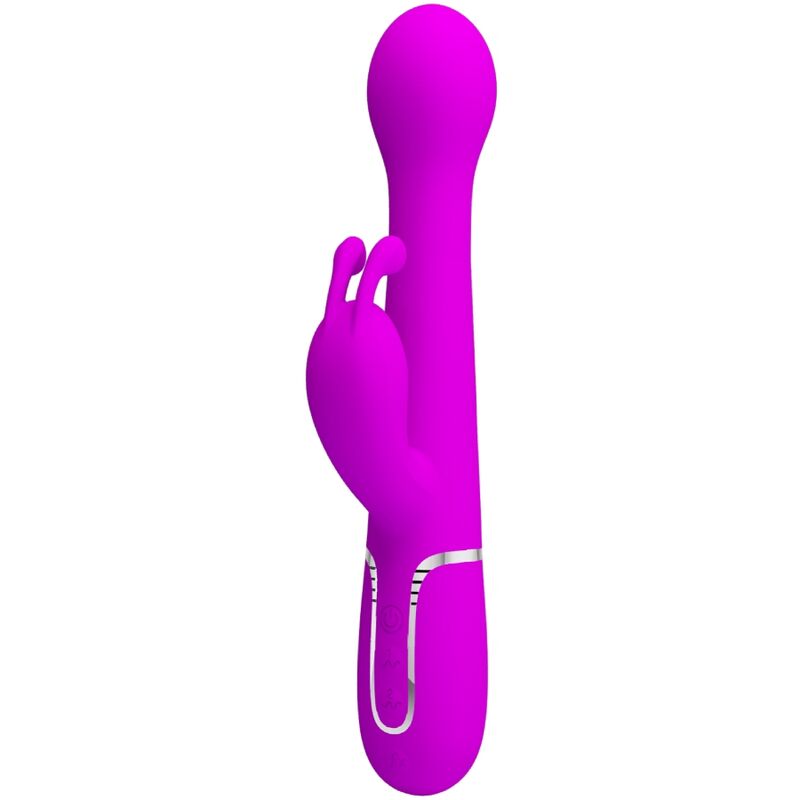 PRETTY LOVE - VIBRATORE DEJON RABBIT 3 IN 1 VIOLA MULTIFUNZIONE – Vibratori di coniglio