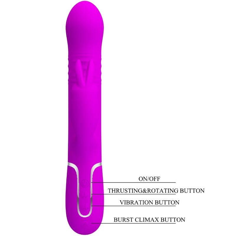 PRETTY LOVE - PERLE VIBRANTI CONIGLIO COALE VIOLA – Vibratori a punto G – foto 8