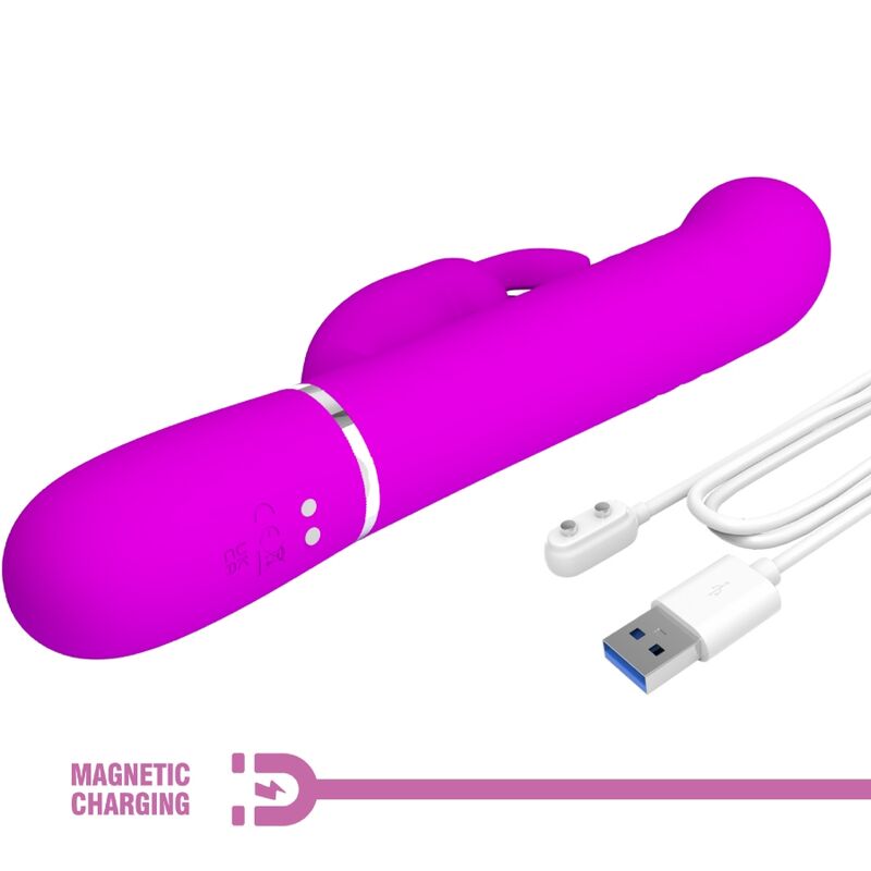 PRETTY LOVE - PERLE VIBRANTI CONIGLIO COALE VIOLA – Vibratori a punto G – foto 9