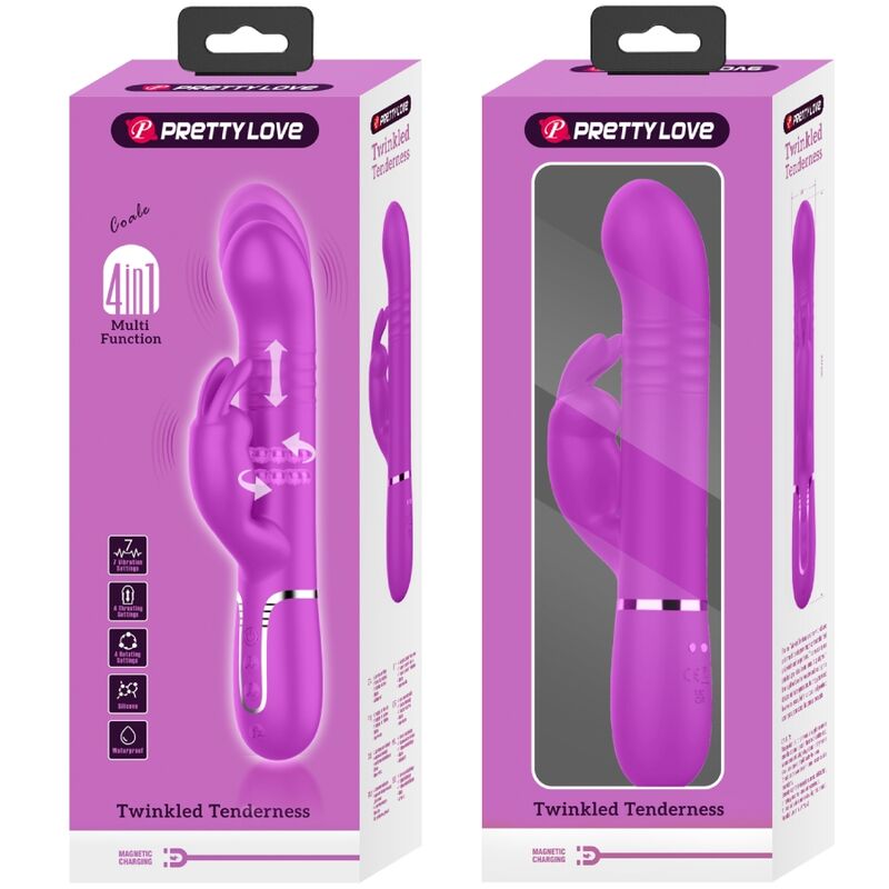 PRETTY LOVE - PERLE VIBRANTI CONIGLIO COALE VIOLA – Vibratori a punto G – foto 10