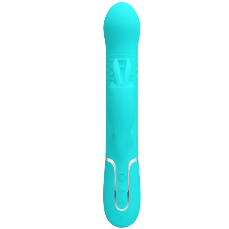 PRETTY LOVE - PERLE VIBRATORE COALE RABBIT VERDE ACQUA – Vibratori a punto G – foto 2