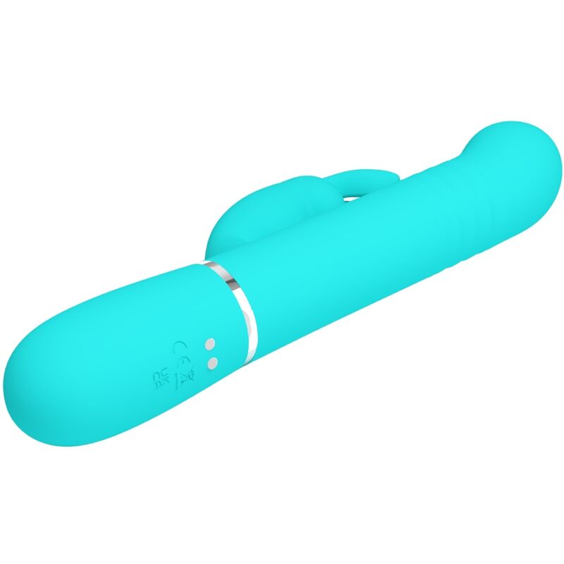 PRETTY LOVE - PERLE VIBRATORE COALE RABBIT VERDE ACQUA – Vibratori a punto G – foto 5