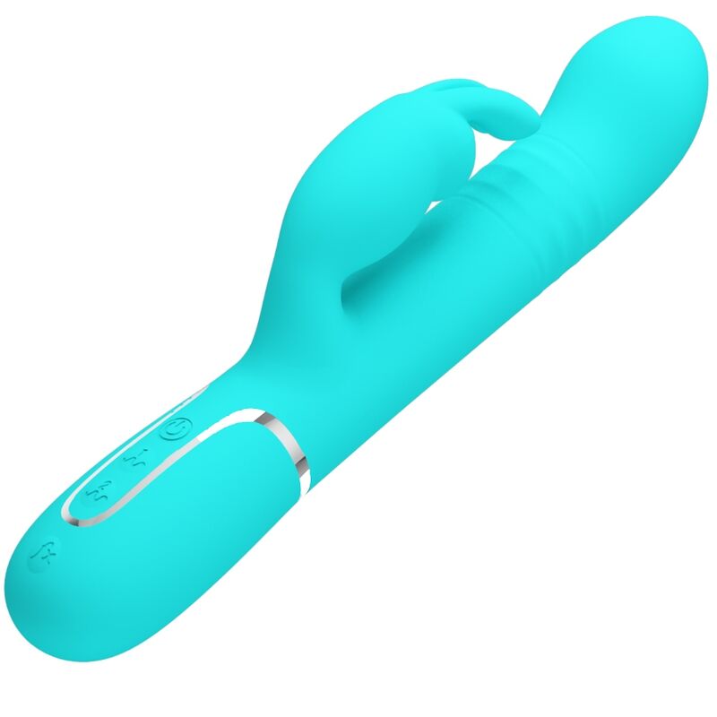 PRETTY LOVE - PERLE VIBRATORE COALE RABBIT VERDE ACQUA – Vibratori a punto G – foto 4