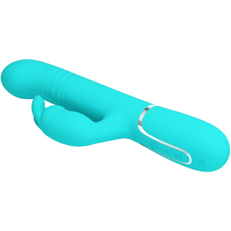 PRETTY LOVE - PERLE VIBRATORE COALE RABBIT VERDE ACQUA – Vibratori a punto G – foto 6