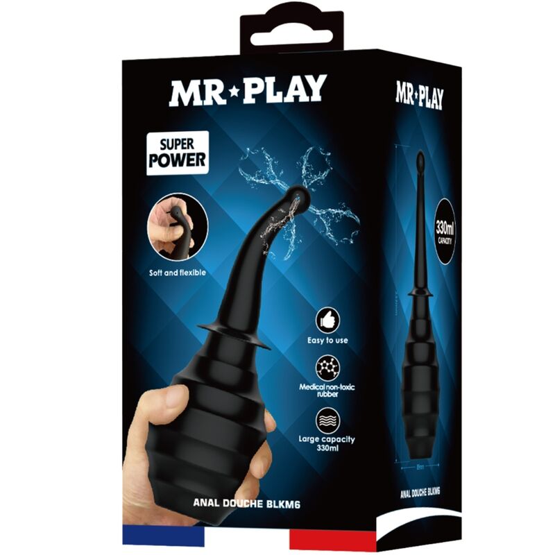 MR PLAY - DOCCIA ANALE BLKM6 SUPER POWER NERO – Doccia anale – foto 7