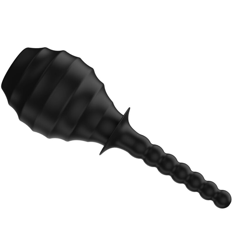MR PLAY - POTENTE VIBRATORE TELECOMANDO PLUG ANALE NERO – Doccia anale