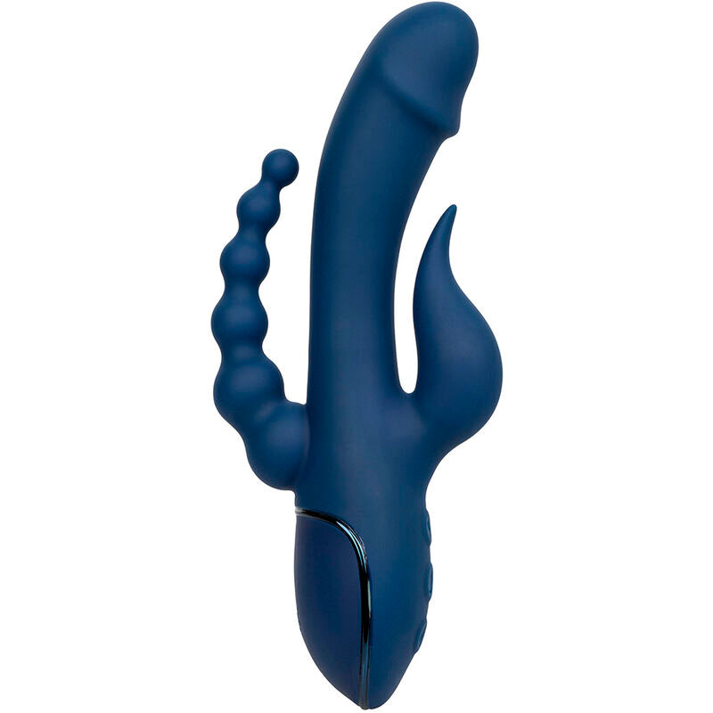 CALEXOTICS - VIBRATORE TRIPLO ORGASMO BLU – Vibratori di coniglio – foto 4