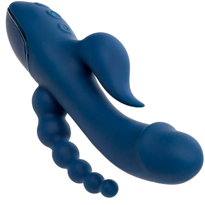 CALEXOTICS - VIBRATORE TRIPLO ORGASMO BLU – Vibratori di coniglio – foto 6