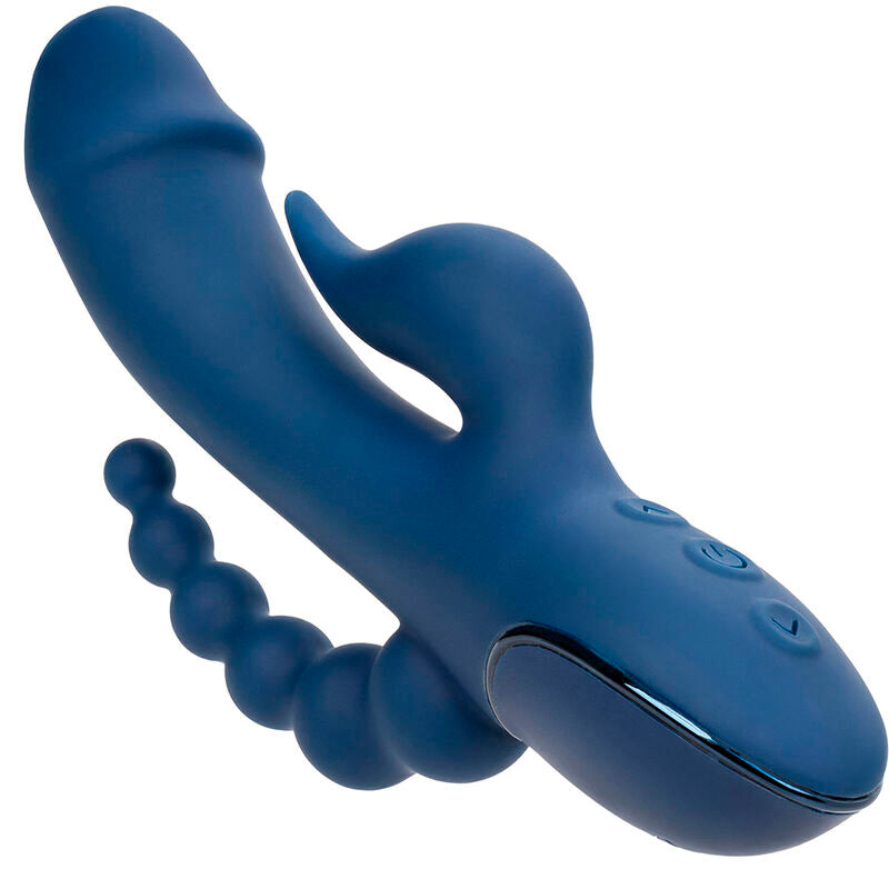 CALEXOTICS - VIBRATORE TRIPLO ORGASMO BLU – Vibratori di coniglio – foto 5