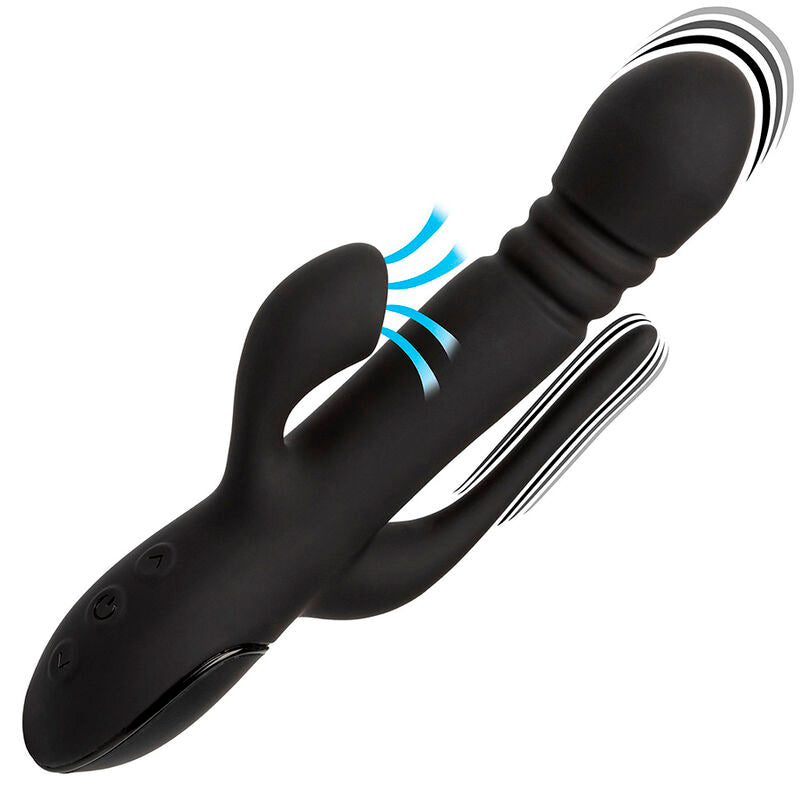 CALEXOTICS - VIBRATORE TRIPLE EUPHORIA NERO – Vibratori di coniglio – foto 7