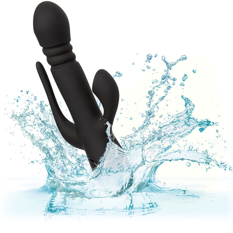 CALEXOTICS - VIBRATORE TRIPLE EUPHORIA NERO – Vibratori di coniglio – foto 8