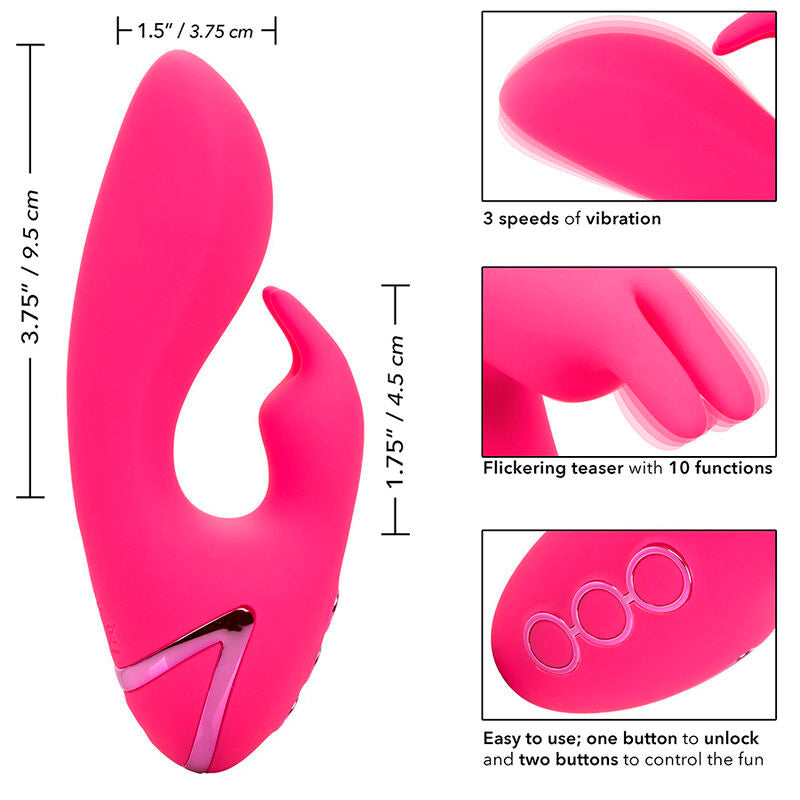 CALEXOTICS - SO. VIBRATORE CAL SUNSHINE RABBIT FUCSIA DI CALIFORNIA DREAMING – Vibratori di coniglio – foto 9