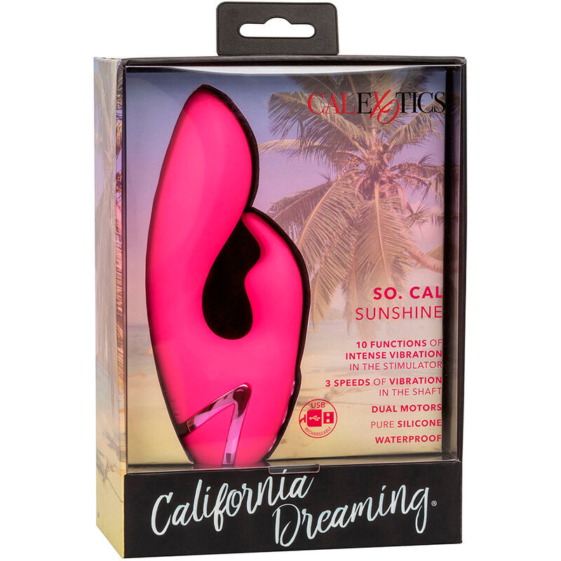 CALEXOTICS - SO. VIBRATORE CAL SUNSHINE RABBIT FUCSIA DI CALIFORNIA DREAMING – Vibratori di coniglio – foto 13