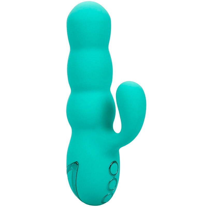 CALEXOTICS - VIBRATORE DEL MAR DIVA RABBIR AQUA GREEN DI CALIFORNIA DREAMING – Vibratori di coniglio – foto 4