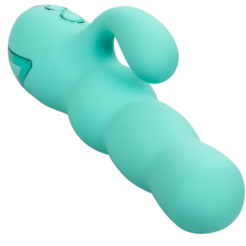 CALEXOTICS - VIBRATORE DEL MAR DIVA RABBIR AQUA GREEN DI CALIFORNIA DREAMING – Vibratori di coniglio – foto 7