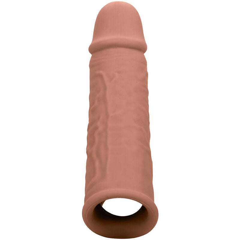 CALEXOTICS - PERFORMANCE MAXX LIFE-LIKE EXTENSION 7 PELLE MARRONE – Copri pene con estensione – foto 4