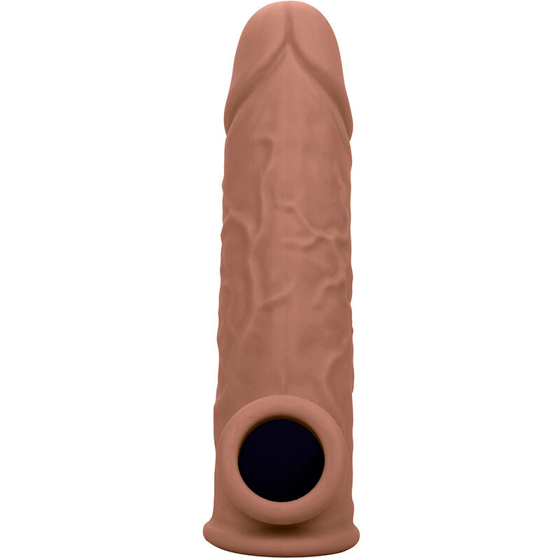 CALEXOTICS - PERFORMANCE MAXX LIFE-LIKE EXTENSION 7 PELLE MARRONE – Copri pene con estensione – foto 5