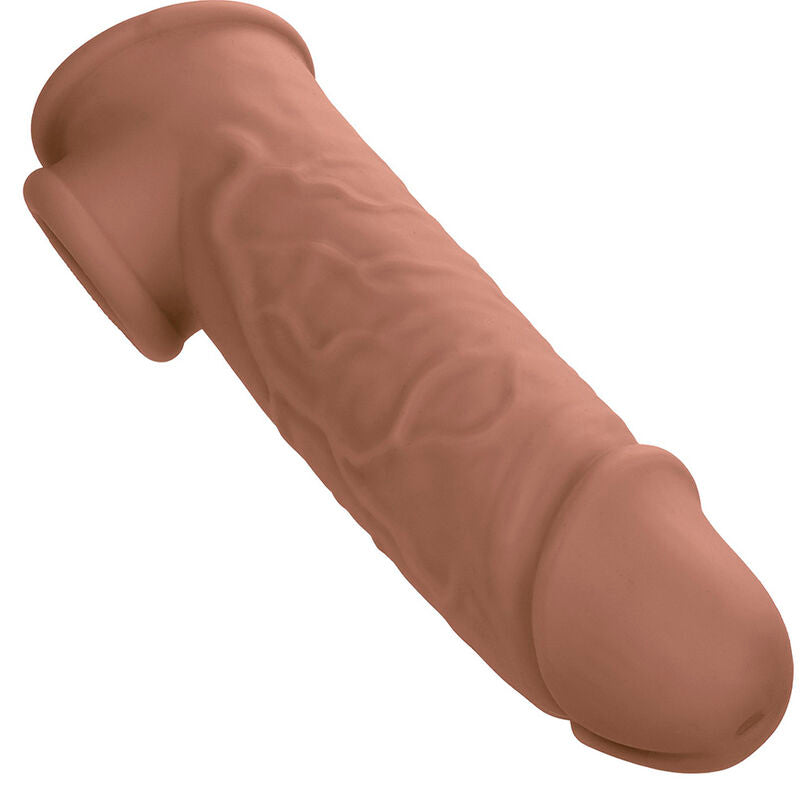 CALEXOTICS - PERFORMANCE MAXX LIFE-LIKE EXTENSION 7 PELLE MARRONE – Copri pene con estensione – foto 8