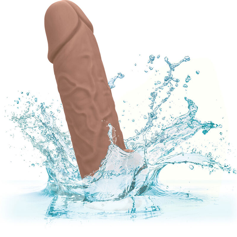 CALEXOTICS - PERFORMANCE MAXX LIFE-LIKE EXTENSION 7 PELLE MARRONE – Copri pene con estensione – foto 10