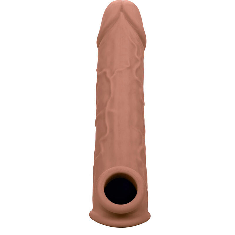 CALEXOTICS - PERFORMANCE MAXX LIFE-LIKE EXTENSION 8 PELLE MARRONE – Copri pene con estensione – foto 4