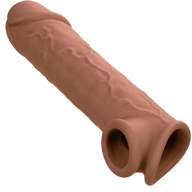 CALEXOTICS - PERFORMANCE MAXX LIFE-LIKE EXTENSION 8 PELLE MARRONE – Copri pene con estensione – foto 8