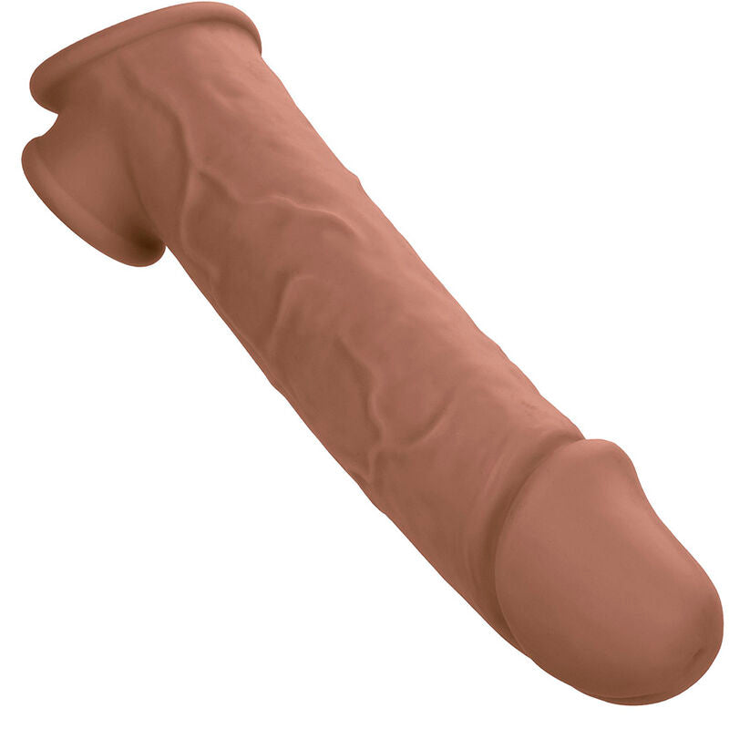 CALEXOTICS - PERFORMANCE MAXX LIFE-LIKE EXTENSION 8 PELLE MARRONE – Copri pene con estensione – foto 7