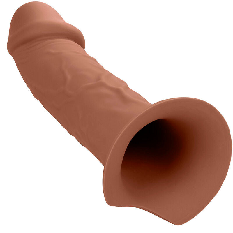 CALEXOTICS - ESTENSIONE REALE PERFORMANCE MAXX CON IMBRACATURA IN PELLE MARRONE – Estensore del pene con imbracatura – foto 8