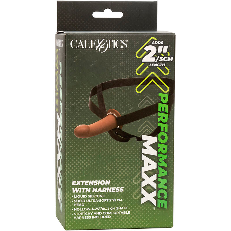 CALEXOTICS - ESTENSIONE MAXX PERFORMANCE CON PELLE MARRONE – Estensore del pene con imbracatura – foto 16
