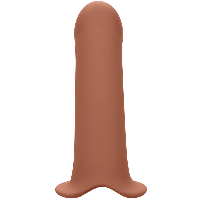 CALEXOTICS - ESTENSIONE MAXX PERFORMANCE CON PELLE MARRONE – Estensore del pene con imbracatura – foto 6