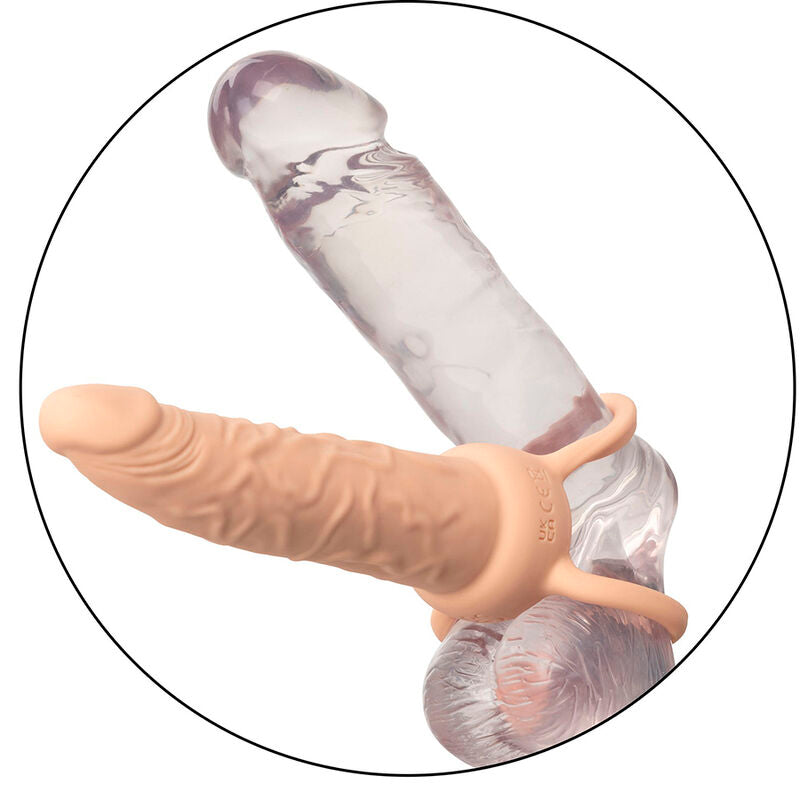 CALEXOTICS - PERFORMANCE MAXX RICARICABILE DOPPIO PENETRATORE PELLE LEGGERA – Anelli a doppia penetrazione – foto 10