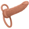 CALEXOTICS - PERFORMANCE MAXX RICARICABILE DOPPIO PENETRATORE MARRONE PELLE – Anelli a doppia penetrazione