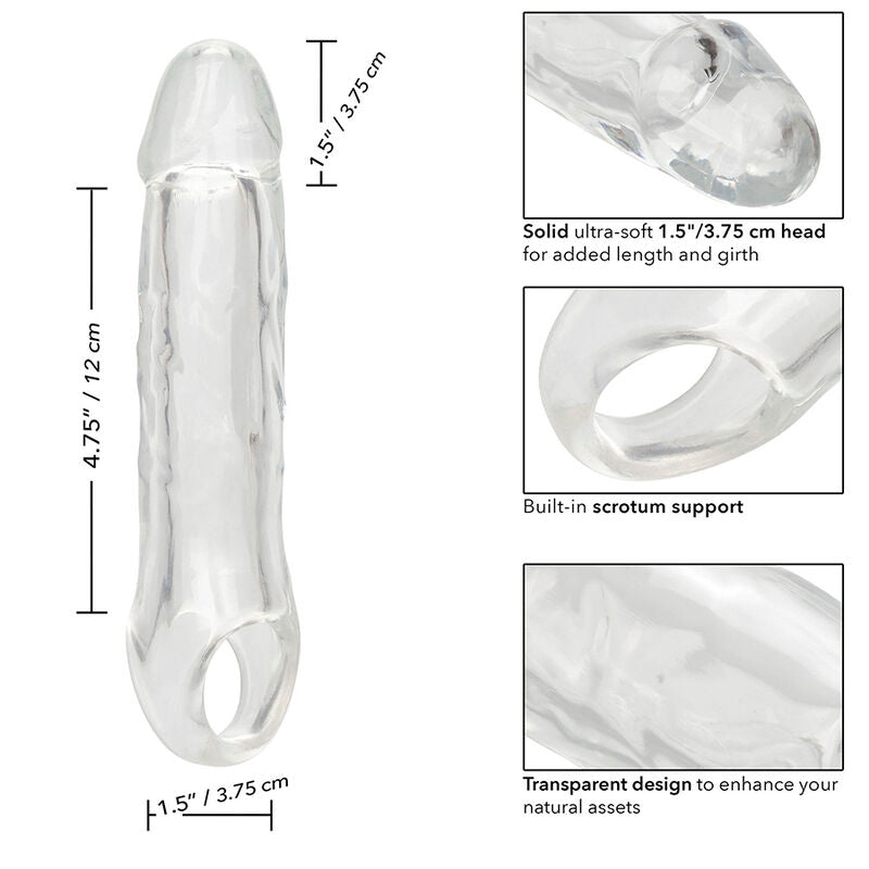 CALEXOTICS - PERFORMANCE MAXX CLEAR EXTENSION 6,5 TRASPARENTE – Copri pene con estensione – foto 8