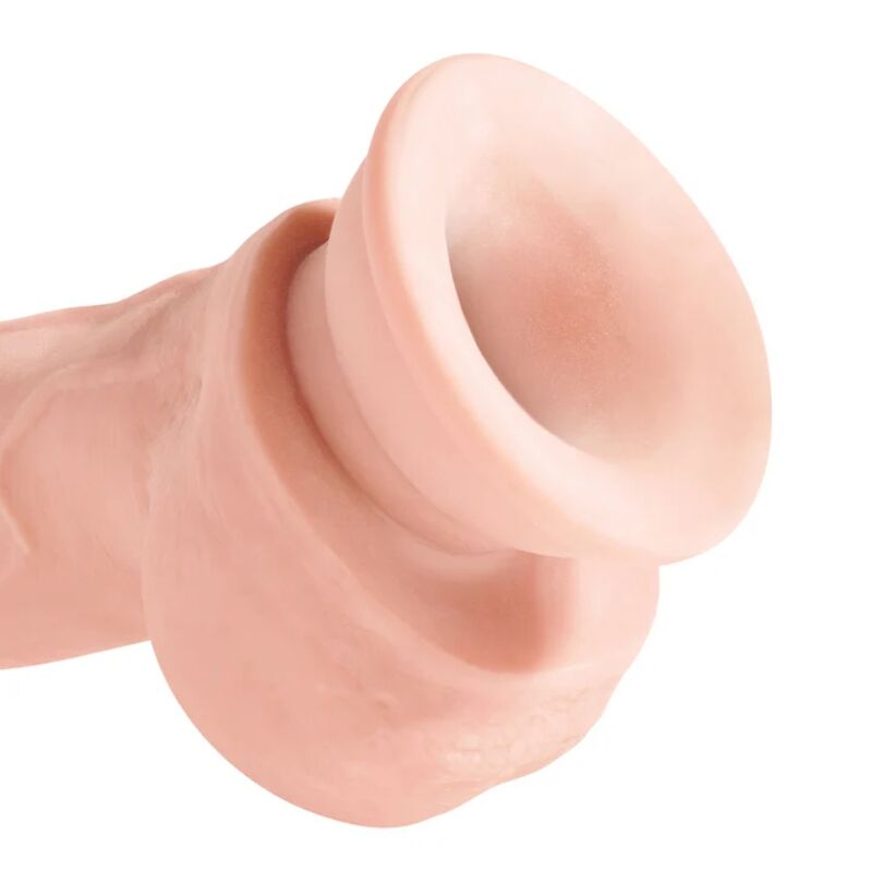 KING COCK - DILDO TRIPLA DENSIT 18.4 CM – Peni realistici – foto 5