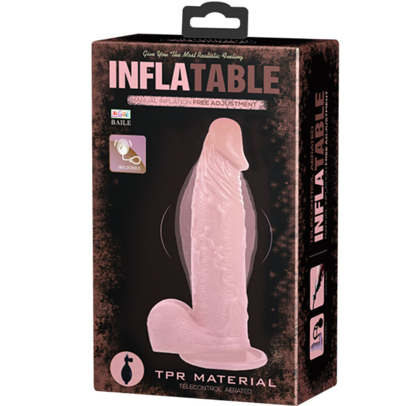 BAILE - DILDO GONFIABILE REALISTICO CON VENTOSA 15 CM – Peni realistici – foto 6