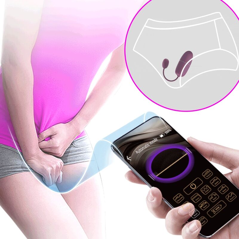PRETTY LOVE - NYMPH UOVO VIBRANTE APP CONTROLLATO LILA – Vibratori con APP – foto 9